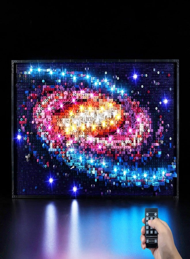 BrickSoul Advanced RC Light Kit for Lego 31212 Milky Way Galaxy Building Set | Upgraded Wireless ON/Off & Dimming & Zonal Lighting with Hidden Cable Tech (31212 Set NOT Included) - Image 1